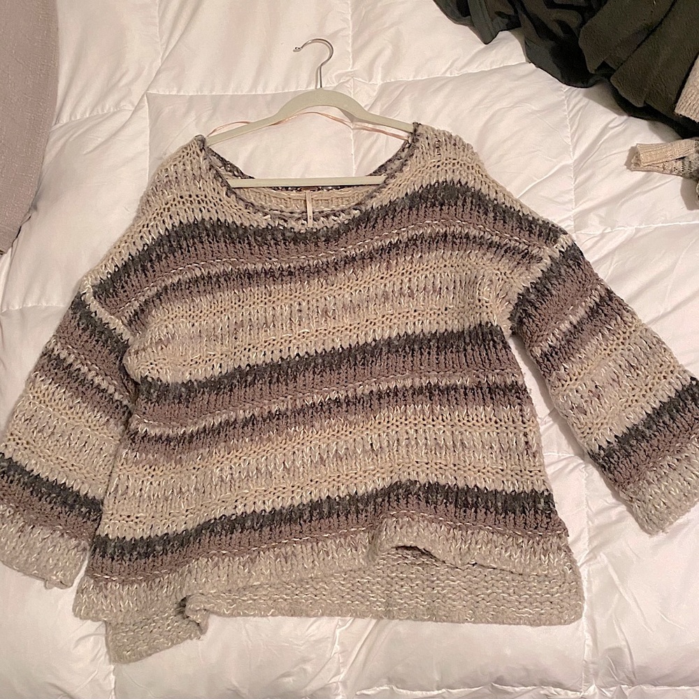 Free People Striped Sweater